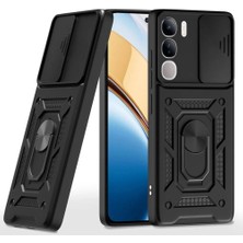 Adige Vivo V40 Lite Kılıf Pars Standlı Yüzüklü