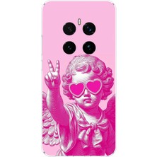 TechTree Honor Magic 7 Pro Uyumlu Neon Gözlüklü Modern Eros Baskılı Silikon Kılıf