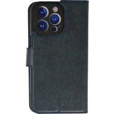 Durukar®  iPhone 13 Pro Max Kılıf Trend S Plus Kapaklı Kılıf - Lacivert