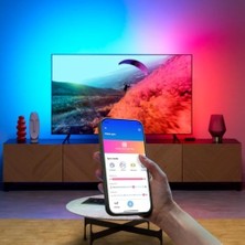 Skygo Wiz HDMI Sync Box, Tv Aydınlatmalı, Filmler/oyunlar Vs. ile Senkronize Işık, HDMI 2.0, 60Hz'de 4K Destekler, Rgbıc LED Şerit, 55 Inç - 65 Inç (55 Inç) Için, Uygulama/sesli Kontrol, ve Alexa ile