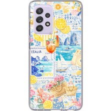 TechTree Samsung Galaxy A72 Uyumlu La Dolce Vita Italyan Rüyası Baskılı Silikon Kılıf
