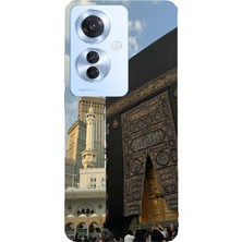 TechTree Oppo Reno 11F Uyumlu Manevi Huzur Kabe Kapısı Umre Baskılı Silikon Kılıf