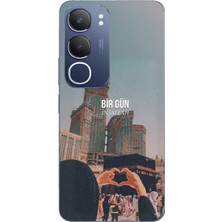 TechTree Vivo Y19S Uyumlu Kabe Sevdası Baskılı Silikon Kılıf