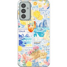 TechTree Samsung Galaxy M13-M23 Uyumlu La Dolce Vita Italyan Rüyası Baskılı Silikon Kılıf