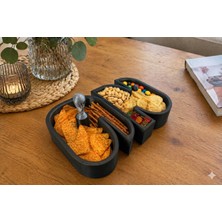 Alpin Futbol Taraftarı Atıştırmalık Tepsisi Organizer – Pla Organik Malzeme – 15 x 21 x 4cm