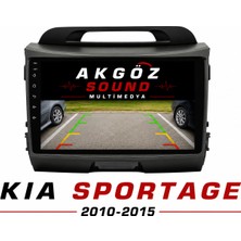 GÖZA-X Kıa Sportage 2010-2015 Multimedya Çerçevesi 9 Inç Soketleri Içinde