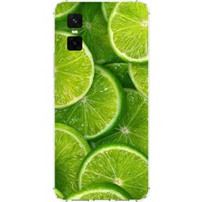 TechTree Infinix Gt 30 Pro Uyumlu Misket Limonu Lime Desenli Yaz Temalı Baskılı Silikon Kılıf