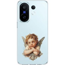 TechTree Vivo X200 Fe Uyumlu Cupid's Dream (Eros’un Rüyası) Baskılı Silikon Kılıf