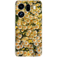 TechTree Oppo Find X9 Pro Uyumlu Papatya Bahçesi Sulu Boya Baskılı Silikon Kılıf
