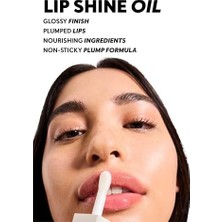 Skygo Cream Co. Dudak Parlatıcısı Nemlendirici Besleyici Lip Oil Gloss, Dudak Yağı, Vanilya Aromalı, E Vitamini