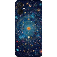 TechTree Tecno Spark 9 Pro Uyumlu Yıldız Atlası Kozmik Rehber Baskılı Silikon Kılıf