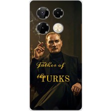 TechTree Infinix Note 40 Pro Uyumlu Atatürk Father Of The Turks Baskılı Silikon Kılıf