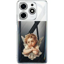 TechTree Tecno Spark 10 Pro Uyumlu Cupid's Dream (Eros’un Rüyası) Baskılı Silikon Kılıf