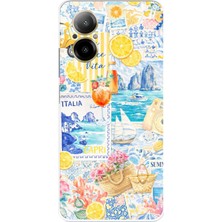 TechTree Realme 12 Lite Uyumlu La Dolce Vita Italyan Rüyası Baskılı Silikon Kılıf