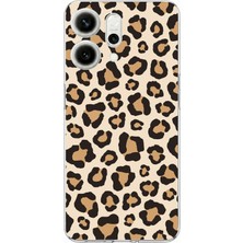 TechTree Oppo Reno 14 5g Uyumlu Vahşi Zarafet Leopar Desenli Baskılı Silikon Kılıf
