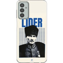 TechTree Samsung Galaxy M13-M23 Uyumlu Atatürk Lider Baskılı Silikon Kılıf