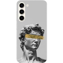 TechTree Samsung Galaxy S25 Plus Uyumlu Modern Hellenistik Davut Baskılı Silikon Kılıf