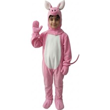 Kostüm Sarayı Domuz Kostümü Çocuk Pembe