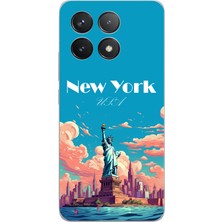 TechTree Poco F6 Pro Uyumlu Özgürlük Heykeli New York Baskılı Silikon Kılıf