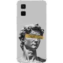 TechTree Infinix Gt 30 Pro Uyumlu Modern Hellenistik Davut Baskılı Silikon Kılıf