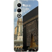 TechTree Oppo A5 4g Uyumlu Manevi Huzur Kabe Kapısı Umre Baskılı Silikon Kılıf