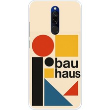 TechTree Redmi 8 Uyumlu Bauhaus Akımı Baskılı Silikon Kılıf