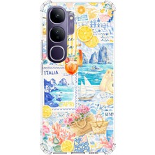 TechTree Vivo V40 Lite Uyumlu La Dolce Vita Italyan Rüyası Baskılı Silikon Kılıf