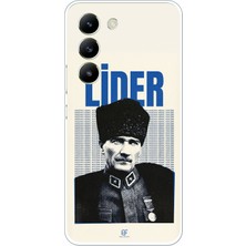 TechTree Vivo V30 Lite Uyumlu Atatürk Lider Baskılı Silikon Kılıf