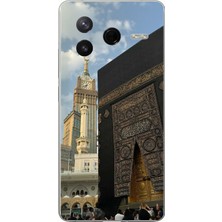 TechTree Poco F7 Pro Uyumlu Manevi Huzur Kabe Kapısı Umre Baskılı Silikon Kılıf
