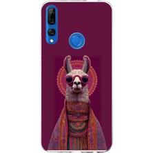 TechTree Honor 9x Uyumlu Kozmik Lama Baskılı Silikon Kılıf