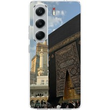 TechTree Tecno Camon 40 Pro Uyumlu Manevi Huzur Kabe Kapısı Umre Baskılı Silikon Kılıf