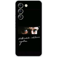 TechTree Vivo V30 Lite Uyumlu Atatürk Derin Bakış Andolsun Baskılı Silikon Kılıf