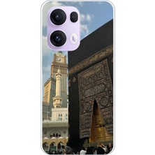 TechTree Oppo Reno 13 Pro Uyumlu Manevi Huzur Kabe Kapısı Umre Baskılı Silikon Kılıf