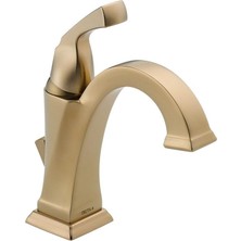 Mabeyn Dryden Tek Delikli Banyo Bataryası, Altın Banyo Bataryası, Tek Saplı, Mühür Teknolojisi, Metal Tahliye Grubu, Şampanya Bronz 551-CZ-DST