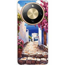 TechTree Honor Magic 8 Lite Uyumlu Ege'nin Kayıp Sokakları Baskılı Silikon Kılıf