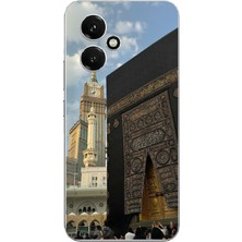 TechTree Honor 400 Uyumlu Manevi Huzur Kabe Kapısı Umre Baskılı Silikon Kılıf