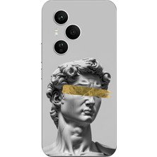 TechTree Honor 400 Pro Uyumlu Modern Hellenistik Davut Baskılı Silikon Kılıf