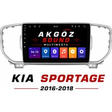 GÖZA-X Kıa Sportage 2016-2018 Multimedya Çerçevesi 9 Inç Soketleri Içinde