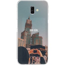 TechTree Samsung Galaxy J6 Plus Uyumlu Kabe Sevdası Baskılı Silikon Kılıf