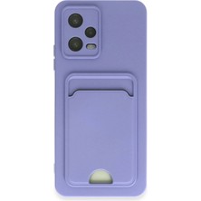 Durukar®   Redmi Note 12 4g Kılıf Kelvin Kartvizitli Silikon - Lila