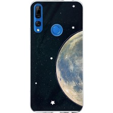 TechTree Honor 9x Uyumlu Minimalist Galaksi Yıldızlı Gece Baskılı Silikon Kılıf