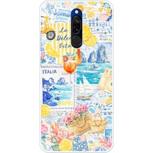 TechTree Redmi 8 Uyumlu La Dolce Vita Italyan Rüyası Baskılı Silikon Kılıf