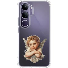 TechTree Vivo V40 Lite Uyumlu Cupid's Dream (Eros’un Rüyası) Baskılı Silikon Kılıf