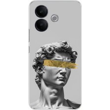 TechTree Vivo V60 Lite Uyumlu Modern Hellenistik Davut Baskılı Silikon Kılıf