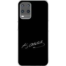 TechTree Oppo A54 Uyumlu Atanın Izi Imza Baskılı Silikon Kılıf