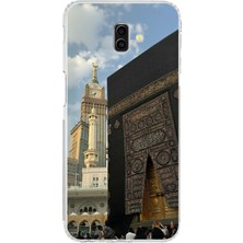 TechTree Samsung Galaxy J6 Plus Uyumlu Manevi Huzur Kabe Kapısı Umre Baskılı Silikon Kılıf