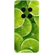 TechTree Honor Magic 7 Pro Uyumlu Misket Limonu Lime Desenli Yaz Temalı Baskılı Silikon Kılıf