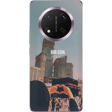 TechTree Honor Magic 7 Lite Uyumlu Kabe Sevdası Baskılı Silikon Kılıf