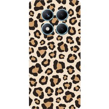 TechTree Redmi Note 14 Pro 4g Uyumlu Vahşi Zarafet Leopar Desenli Baskılı Silikon Kılıf