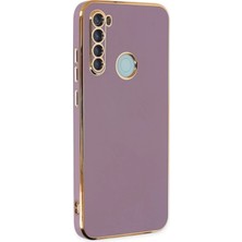 Mey Ithalat®   Redmi Note 8 Kılıf Volet Silikon - Mor
